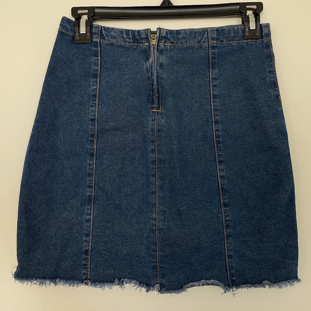 Denim Mini Skirt